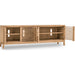 Modus Furniture Tanner Four Door Solid Ash Media Console in Flaxen 655450445392 QPUD26 Image 3