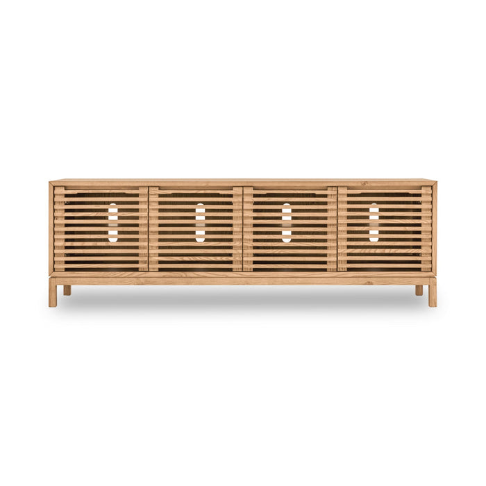 Modus Tanner Four Door Solid Ash Media Console in Flaxen Main Image