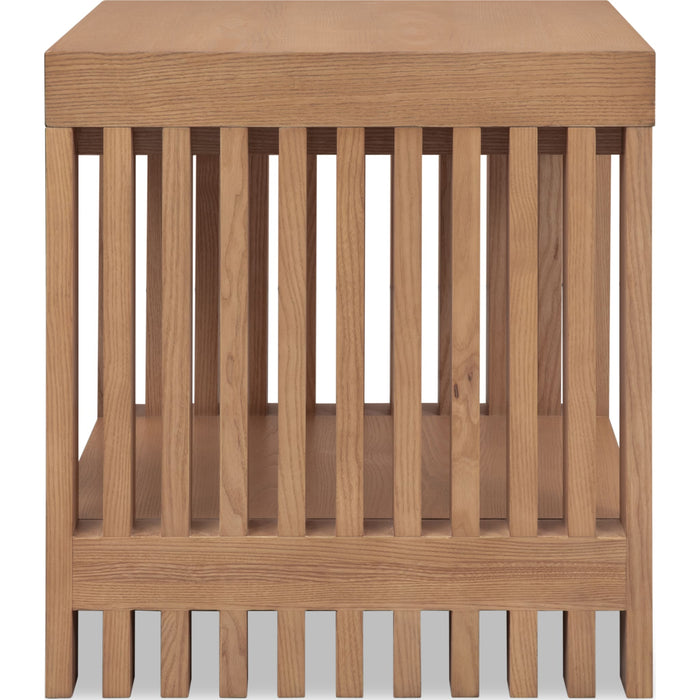 Modus Furniture Tanner Side Table  Flaxen 655450503481 QPUD22 Image 2