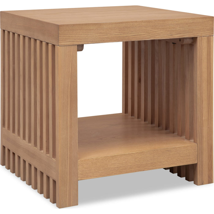 Modus Furniture Tanner Side Table  Flaxen 655450503481 QPUD22 Image 2