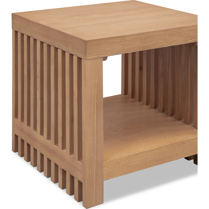 Modus Furniture Tanner Side Table  Flaxen 655450503481 QPUD22 Image 4