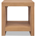 Modus Furniture Tanner Side Table  Flaxen 655450503481 QPUD22 Main Image
