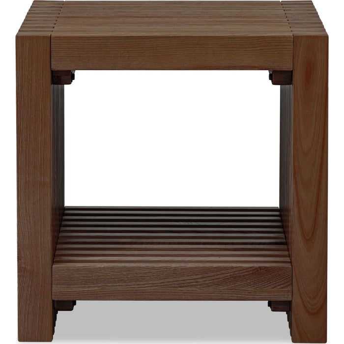 Modus Furniture Tanner Side Table  Roux 655450503474 QPUA22 Main Image