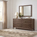 Modus Furniture Tanner Six Drawer Ash Wood Dresser in Chicory 655450579721 QP8C82 Main Image