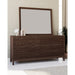 Modus Furniture Tanner Six Drawer Ash Wood Dresser in Roux 655450444944 QPUA82 Image 2