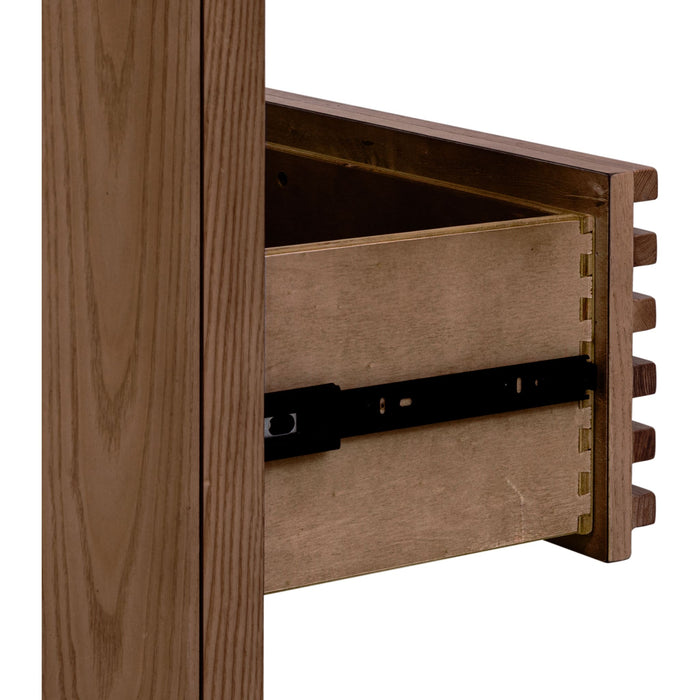 Modus Furniture Tanner Six Drawer Ash Wood Dresser in Roux 655450444944 QPUA82 Image 4