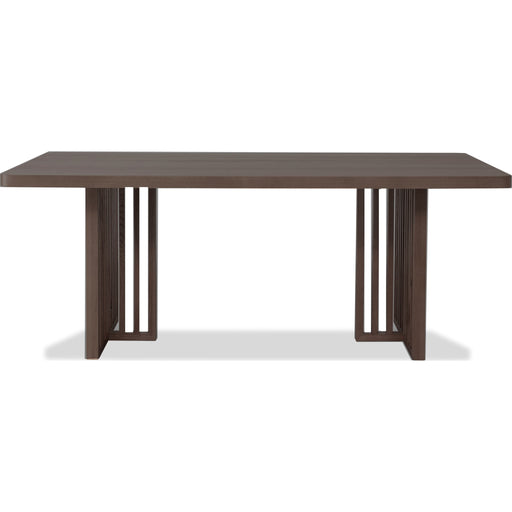 Modus Furniture Tanner Slatted Base Ash Dining Table in Chicory 655450579783 QP8C60 Image 1