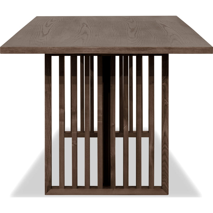 Modus Furniture Tanner Slatted Base Ash Dining Table in Chicory 655450579783 QP8C60 Image 3