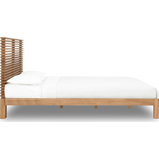 Modus Furniture Tanner Solid Ash Platform Bed in Flaxen  QPUDH  Image 3