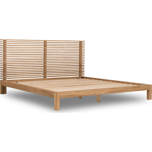 Modus Furniture Tanner Solid Ash Platform Bed in Flaxen  QPUDH  Image 4
