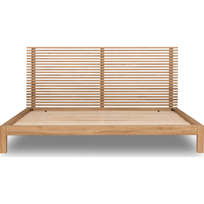 Modus Furniture Tanner Solid Ash Platform Bed in Flaxen  QPUDH  Image 5