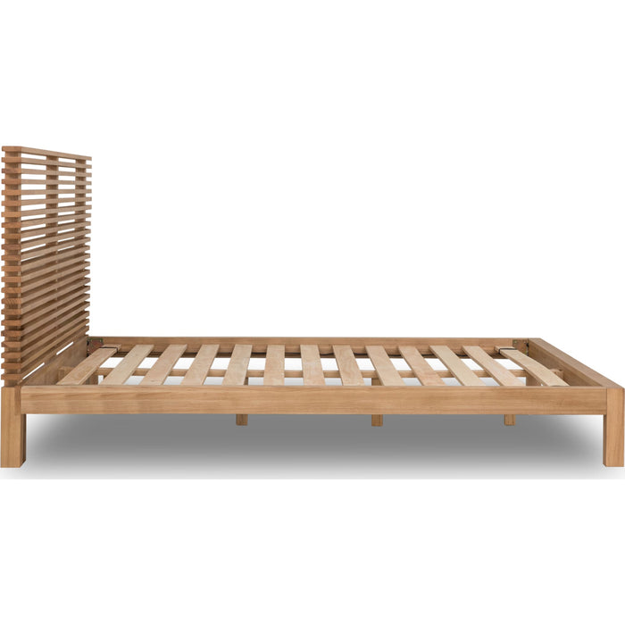 Modus Furniture Tanner Solid Ash Platform Bed in Flaxen  QPUDH  Image 6