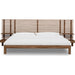 Modus Furniture Tanner Solid Ash Wall Bed with Integrated Nightstands in Roux  QPUAJ  Image 1