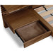 Modus Furniture Tanner Solid Ash Wall Bed with Integrated Nightstands in Roux  QPUAJ  Image 4