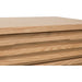Modus Furniture Tanner Three Drawer Ash Wood Nightstand in Flaxen 655450444463 QPUD81B Image 3