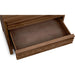 Modus Furniture Tanner Three Drawer Ash Wood Nightstand in Roux 655450444937 QPUA81B Image 2