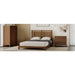 Modus Furniture Tanner Three Drawer Ash Wood Nightstand in Roux 655450444937 QPUA81B Image 5