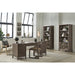 Modus Furniture Tanner Two Door Slatted Ash Bookcase in Chicory 655450579776 QP8C19 Image 3