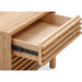 Modus Furniture Tanner Two Drawer Ash Wood Nightstand in Flaxen 655450444456 QPUD81 Image 5
