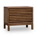 Modus Tanner Two Drawer Ash Wood Nightstand in RouxImage 1