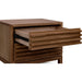 Modus Furniture Tanner Two Drawer Ash Wood Nightstand in Roux 655450444920 QPUA81 Image 4