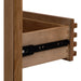 Modus Furniture Tanner Two Drawer Ash Wood Nightstand in Roux 655450444920 QPUA81 Image 5