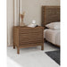 Modus Furniture Tanner Two Drawer Ash Wood Nightstand in Roux 655450444920 QPUA81 Main Image
