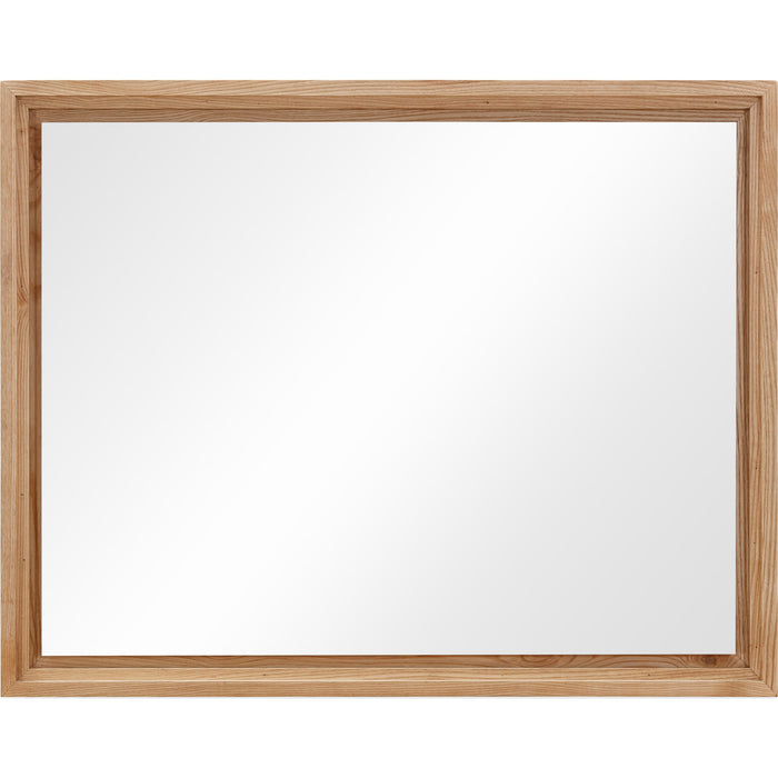Modus Furniture Tanner Wall or Dresser Mirror in Flaxen 655450444487 QPUD83 Image 3
