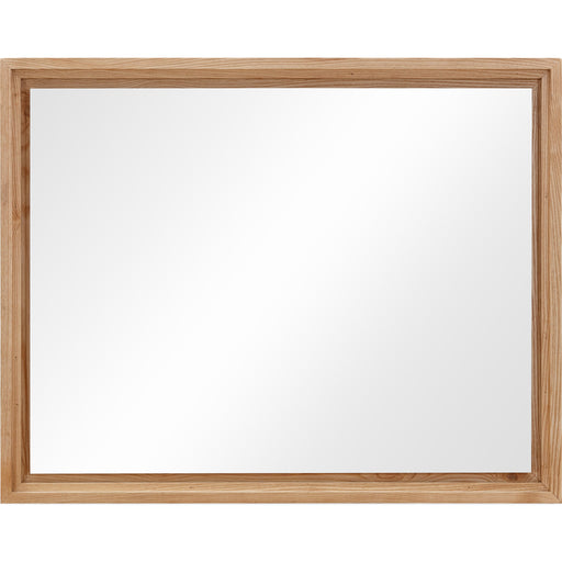 Modus Furniture Tanner Wall or Dresser Mirror in Flaxen 655450444487 QPUD83 Main Image