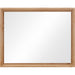 Modus Furniture Tanner Wall or Dresser Mirror in Flaxen 655450444487 QPUD83 Main Image