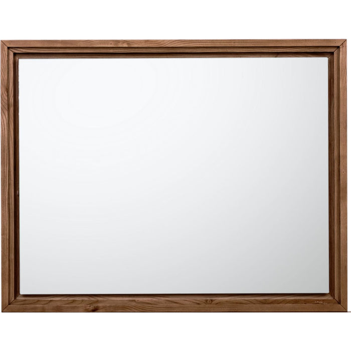Modus Furniture Tanner Wall or Dresser Mirror in Roux 655450444951 QPUA83 Main Image