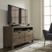 Modus Taryn Four-Drawer Entertainment Console Table in Rustic GreyMain Image