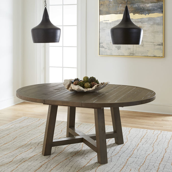 Modus Taryn Round Table in Rustic GreyMain Image