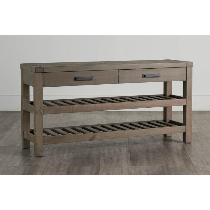 Modus Taryn Two-Drawer Console Table in Rustic GreyImage 3