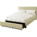 Modus Furniture Tavel Nailhead Footboard Storage Bed in Tumbleweed  3ZS1D 12 Image 5
