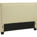 Modus Furniture Tavel Nailhead Upholstered Headboard in Tumbleweed  3ZS1L BH12 Image 3