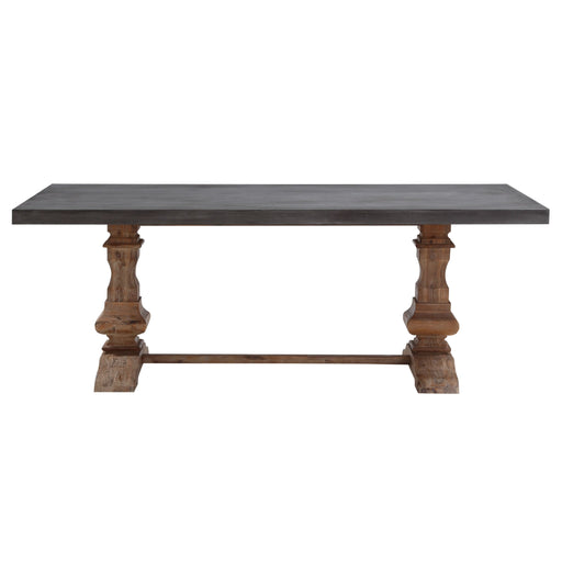 Modus Thurston Concrete and Solid Wood Rectangular Dining TableImage 1