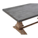 Modus Thurston Concrete and Solid Wood Rectangular Dining TableImage 3