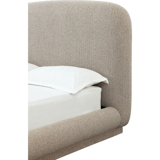 Modus Furniture Tirimbina Chenille Upholstered Platform Bed in Hyena  UVYLS  Image 5