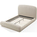 Modus Furniture Tirimbina Chenille Upholstered Platform Bed in Hyena  UVYLS  Image 6