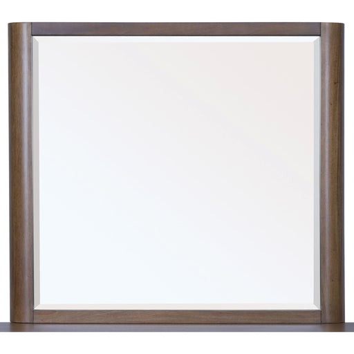 Modus Furniture Totes Beveled Glass Wall or Dresser Mirror in English Walnut 655450462252 RXVK83 Image 1