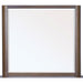 Modus Furniture Totes Beveled Glass Wall or Dresser Mirror in English Walnut 655450462252 RXVK83 Image 1