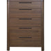 Modus Furniture Totes Five Drawer Chest in English Walnut 655450462269 RXVK84 Image 2