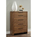 Modus Furniture Totes Five Drawer Chest in English Walnut 655450462269 RXVK84 Main Image