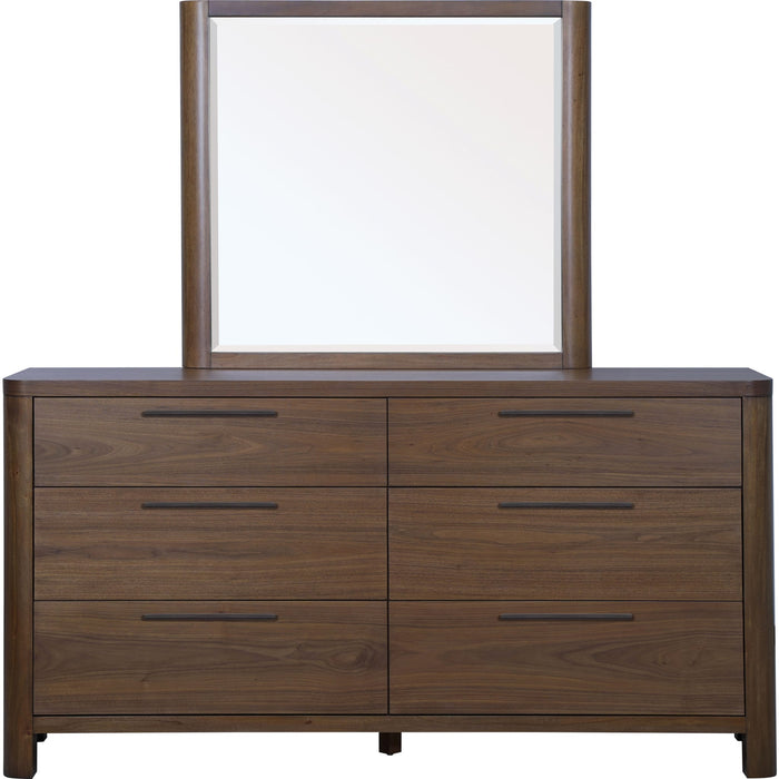 Modus Furniture Totes Six Drawer Dresser in English Walnut 655450462245 RXVK82 Image 3