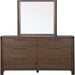 Modus Furniture Totes Six Drawer Dresser in English Walnut 655450462245 RXVK82 Image 3