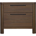 Modus Furniture Totes Two Drawer Nightstand in English Walnut 655450462238 RXVK81B Image 1