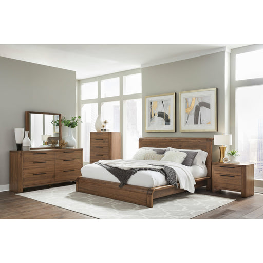 Modus Furniture Totes Two Drawer Nightstand in English Walnut 655450462238 RXVK81B Image 2