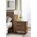 Modus Furniture Totes Two Drawer Nightstand in English Walnut 655450462238 RXVK81B Main Image