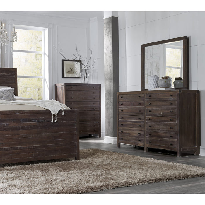 Modus Furniture Townsend Eight Drawer Solid Wood Dresser in Java (2024) 655450431876 8T0682A Image 1